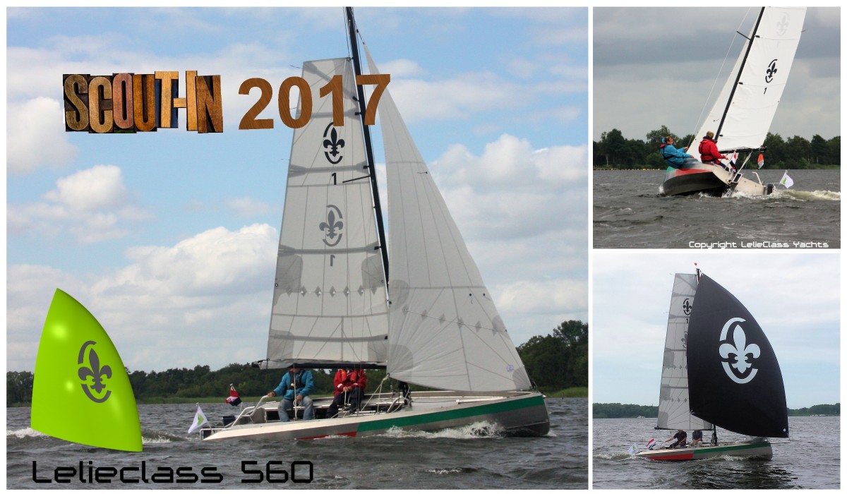 Proefvaren met de  LelieClass 560 op Scout-In 2017 !!