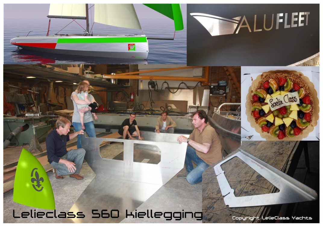 Kiellegging van de LelieClass 560